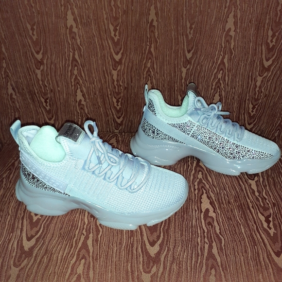 STEVE MADDEN MAXIMA RHINESTONES AND GLITTER LIGHT PURPLE WOMEN'S SIZE 8.5 NEW - Picture 5 of 13